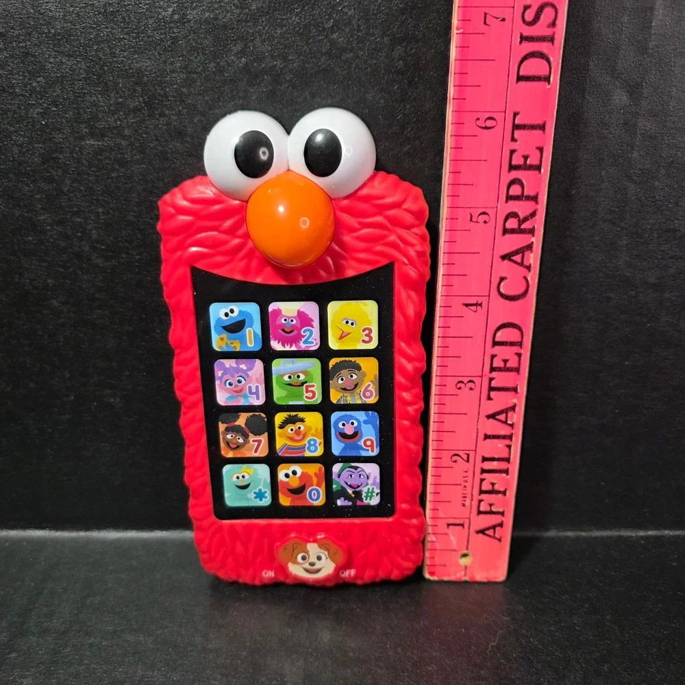 Sesame‎ Street Elmo Learning Phone Red Electronic Talking Character Toy